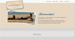 Desktop Screenshot of hotelcalafquen.com