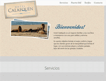 Tablet Screenshot of hotelcalafquen.com